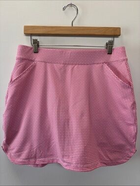 Peter Millar Pink Printed Athletic Skort with Pockets